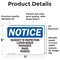 Signmission Subject To Inspection Lunch Boxes Packages, 7 in W x Rectangle, Vinyl Decal OS-2PACK-NS-D-57-L-16637 - alternate 5